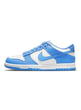 Turnschuhe Nile Dunk Low in Blau für Jungen und Mädchen.