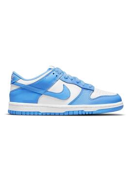 Turnschuhe Nile Dunk Low in Blau für Jungen und Mädchen.