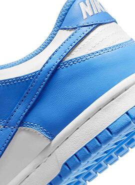 Turnschuhe Nile Dunk Low in Blau für Jungen und Mädchen.
