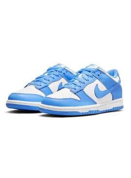 Turnschuhe Nile Dunk Low in Blau für Jungen und Mädchen.