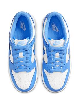 Turnschuhe Nile Dunk Low in Blau für Jungen und Mädchen.