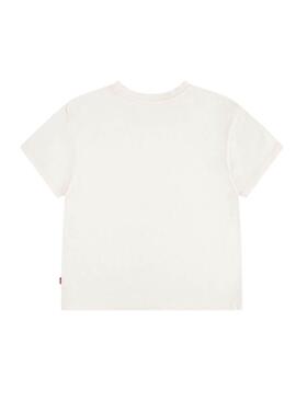 Levis Western Weißes T-Shirt für Mädchen
