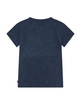 Levis Ranglan T-Shirt in Blau für Mädchen.