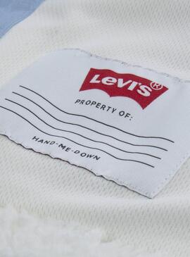 Levis Sherpa Jacke weiß und blau für Mädchen