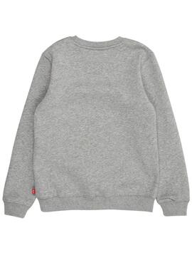 Levis Streamline grauer Kapuzenpullover für Kinder