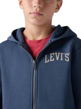 Pullover Levis Legendary blau für Jungen.