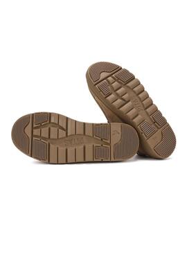 Schuhe Walkin Pitas Lyon Kamel für Damen