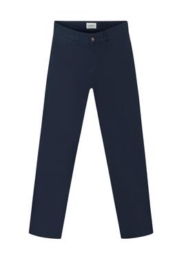 Chinesische Hose Silbon Casual in Marineblau für Herren.