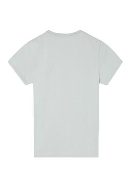 T-shirt Silbon logo multicolor türkis für Jungen.