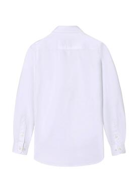 Weiße Silbon Oxford Hemd für Jungen