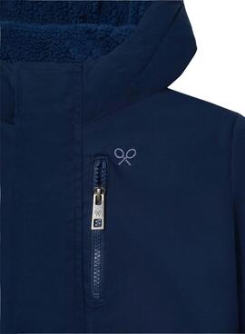 Mantel Silbon Steppjacke in Blau für Jungen