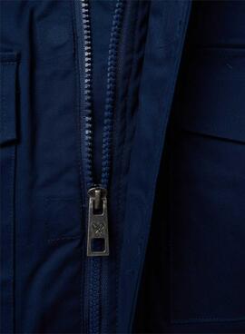 Mantel Silbon Steppjacke in Blau für Jungen
