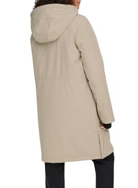 Parka Only Kara in Beige für Damen