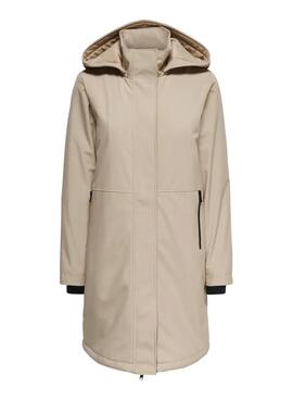 Parka Only Kara in Beige für Damen