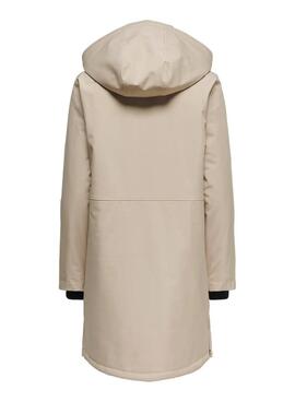 Parka Only Kara in Beige für Damen