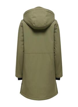 Parka Only Kara grün für Damen