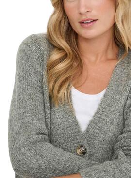 Strick-Cardigan Only Zoey in Grün für Damen.