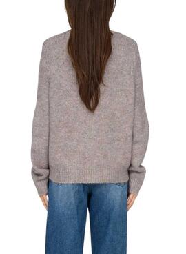 Strickjacke Only Zoey in Lila für Damen