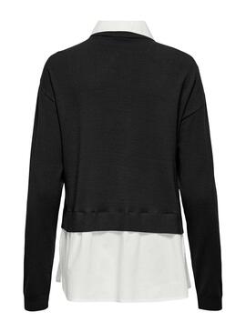 Pullover Only schwarze Payson für Damen.