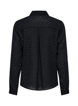 Bluse Only mit schwarzen Nieten für Damen