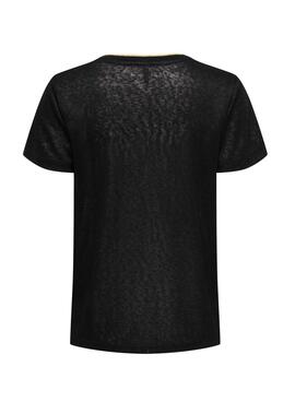 T-Shirt Only Beatrice Schwarz für Damen