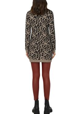 Strickkleid Only Onljenni in Braun für Damen