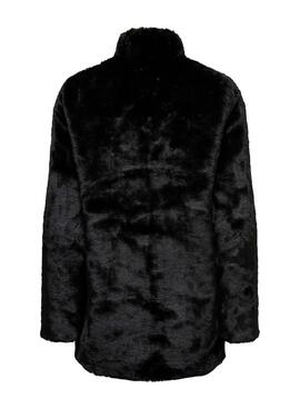 Kunstpelzjacke von Only Onlvida in Schwarz für Damen.