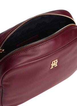 Tasche Tommy Hilfiger Popette Soft in Granatrot für Damen