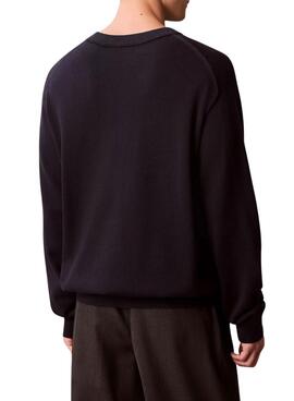 Calvin Klein Ez Cotton Marineblau Jersey für Herren.