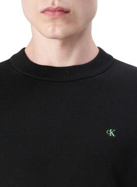 Schwarz Calvin Klein Ez Baumwolltrikot für Herren