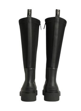 Stiefel Calvin Klein Rainboot Neopren Schwarz für Damen