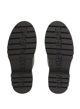 Stiefel Calvin Klein Mid Rainboot Rubber Schwarz für Damen