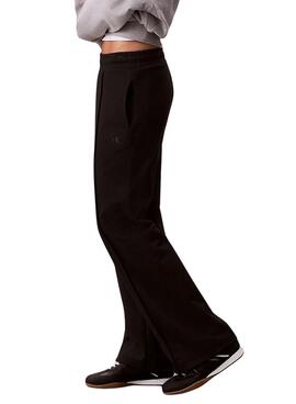 Calvin Klein Jeans Archive Logo French Terry Hose Schwarz für Damen