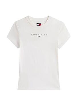 Tommy Jeans Bling Linear T-Shirt in Weiß für Damen