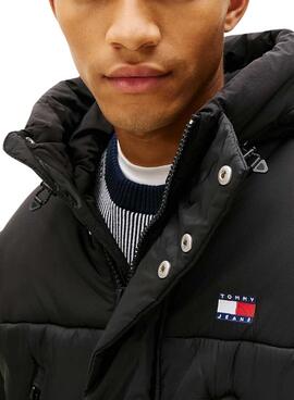 Parka Tommy Jeans Mix schwarz für Herren