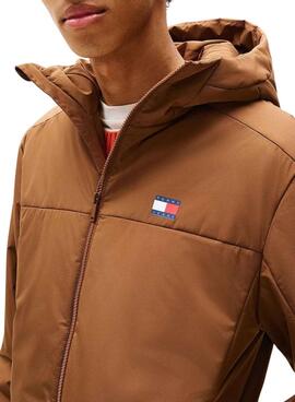 Anorak Tommy Jeans Poly braun für Herren