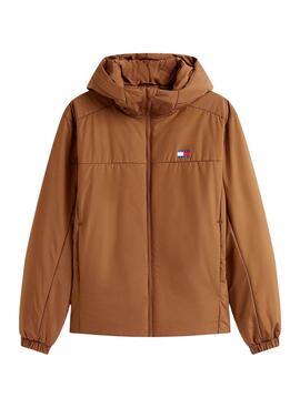 Anorak Tommy Jeans Poly braun für Herren