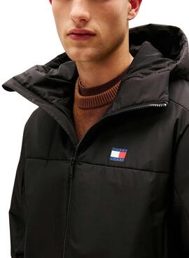 Anorak Tommy Jeans Poly Schwarz für Herren.