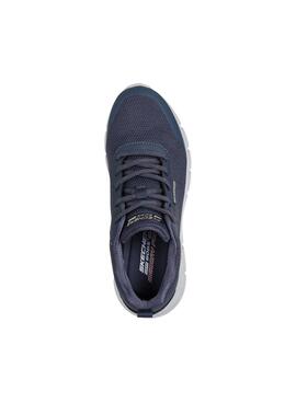 Turnschuhe Skechers Bobs Flex Waterproof blau für Damen
