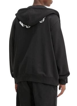 Sweatshirt Vans Style 76 schwarz für Herren.