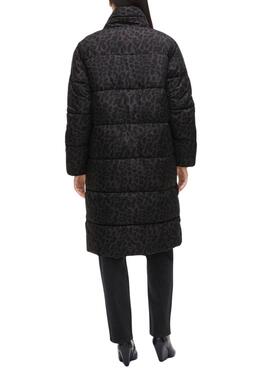 Steppmantel Vila Vipuff mit Animal-Print für Damen.
