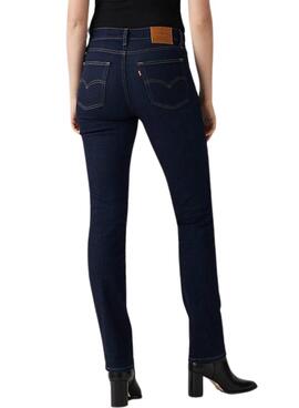 Dunkle Levi's 724 Jeans für Damen