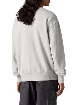 Levis Premium Grafik Grau Sweatshirt für Herren