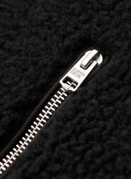 Polar Superdry Vintage Retro Full Zip schwarz für Männer