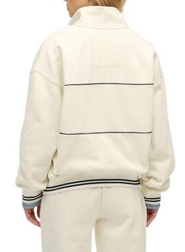 Sweatshirt Superdry Country Club Loose beige für Damen