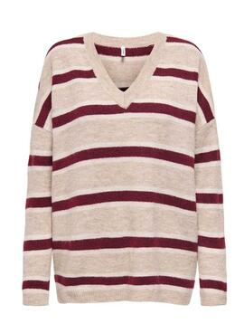 Strickpullover Only Talio Streifen für Damen