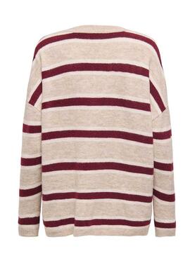 Strickpullover Only Talio Streifen für Damen