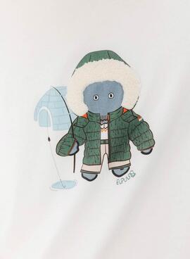 T-Shirt El Pulpo Eskimo weiß für Herren