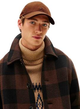 Tommy Hilfiger Flag Cord Cap in Braun für Herren