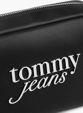 Handtasche Tommy Jeans Camera Serif in Schwarz für Damen